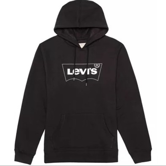 Levi's Men's Burndlen Fleece Logo Hoodie - Picture 1 of 3
